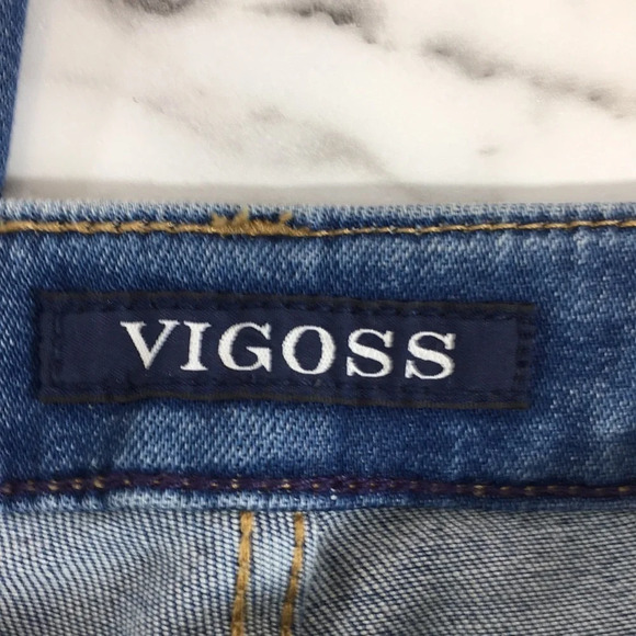 Vigoss Jagger Skinny Jeans Womens 27x29 Classic Fit Medium Wash Cotton Denim - Picture 10 of 16